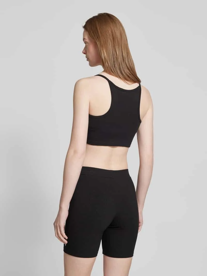 Guess Bustier met labelbadge, model 'CROCUS' zwart, foto 3