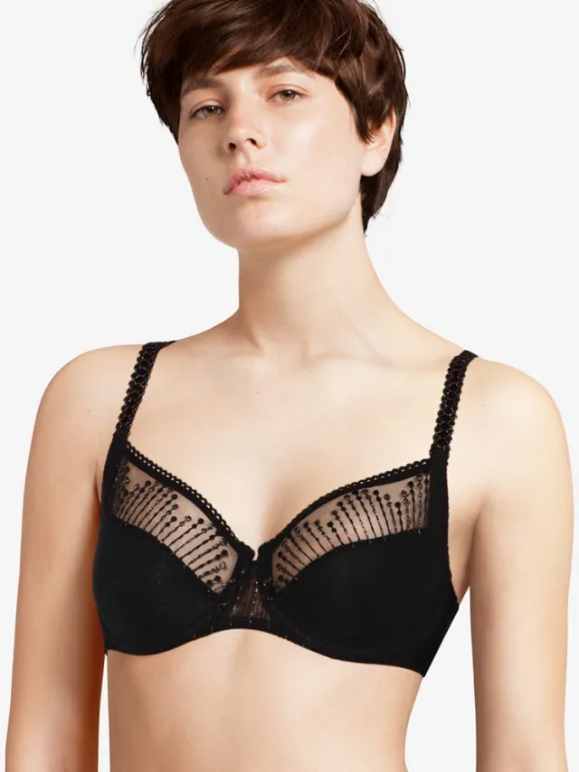 Chantelle Luminesce – BH Beugel – C19K10 – Noir - E80/95 Noir Or