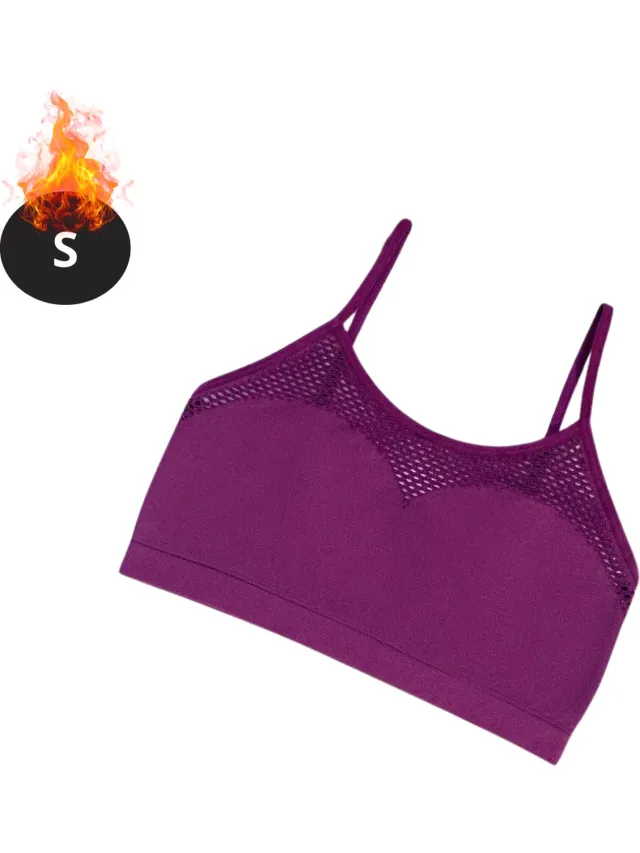 Nivard BH Zonder Beugel - Zonder Bandjes - Push-up Bh's - Comfort Beha - Comfortabel - Sexy - Donkerpaars