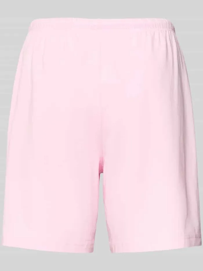 Mey Korte pyjamabroek met elastische band, model 'SOLID LOVE' roze, foto 2