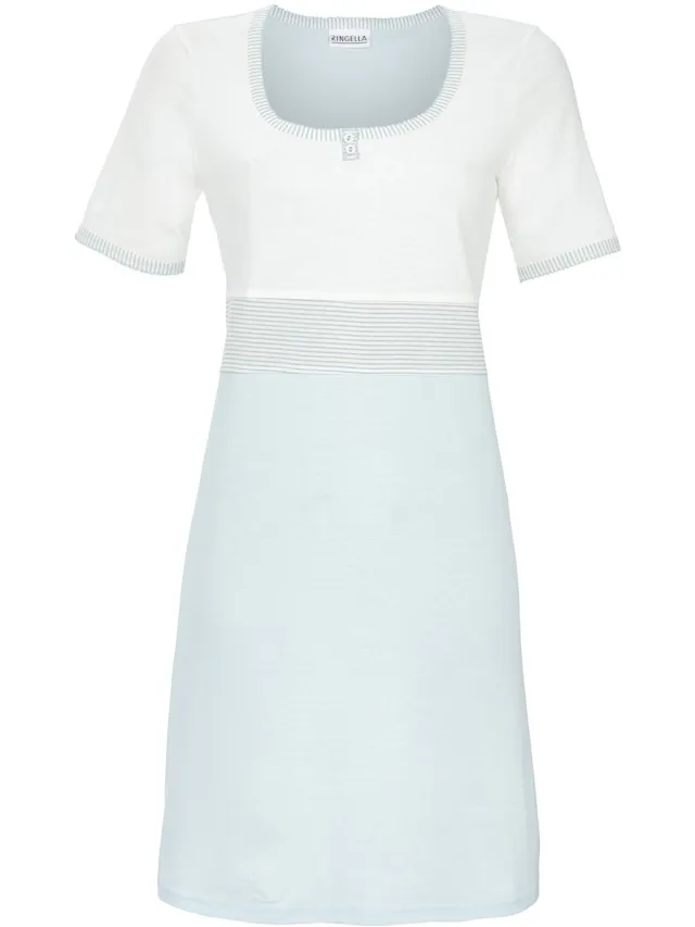 Ringella Modern Ringella nachthemd blauw - Blauw - Maat - 42