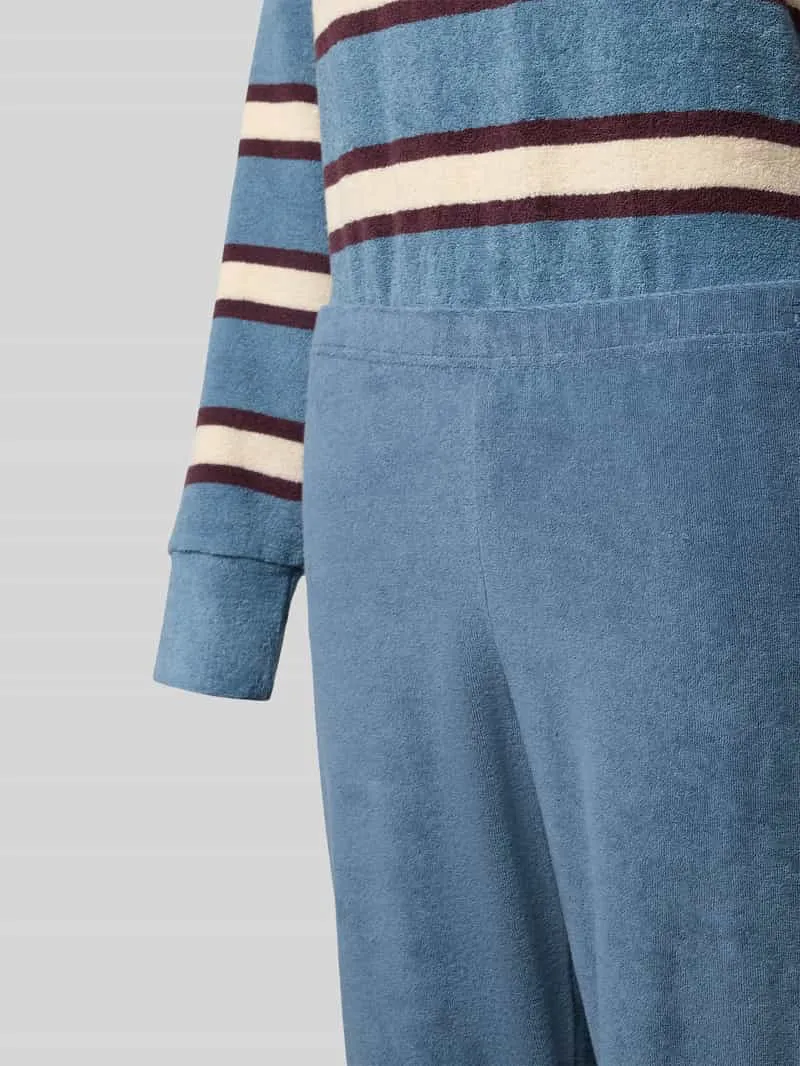 Schiesser Regular fit pyjama met streepmotief antraciet, foto 2