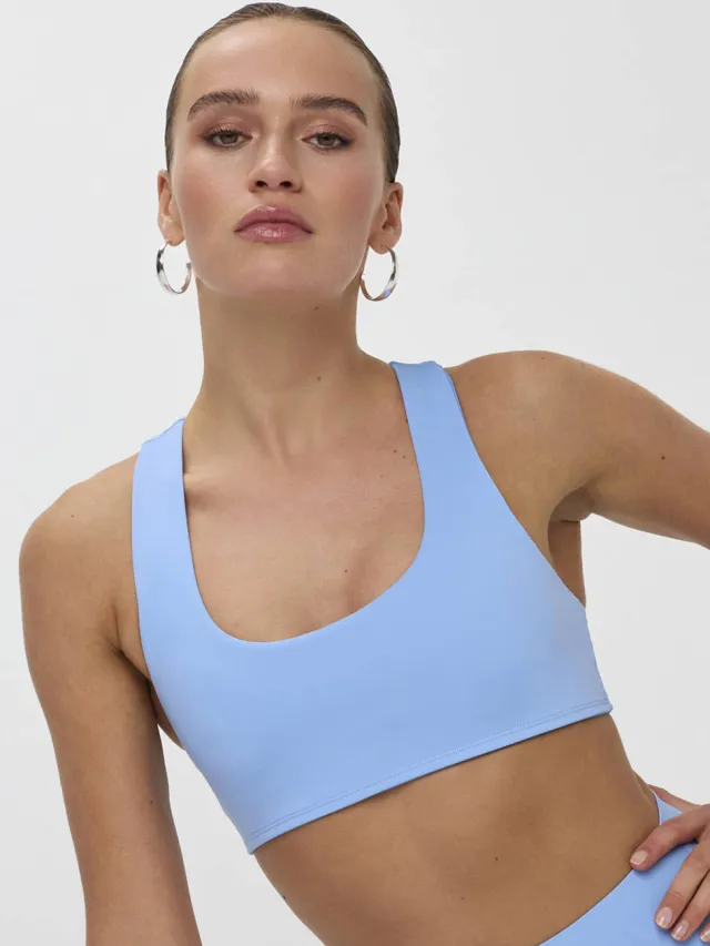 Studio AMAYA voorgevormde sport-bh medium support - lichtblauw, foto 3