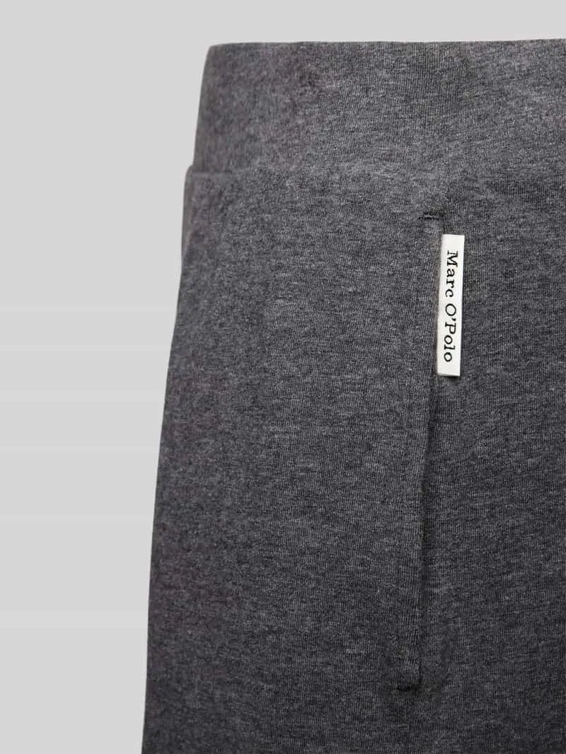 Marc O'Polo Regular fit pyjamabroek van katoenmix donkergrijs, foto 2