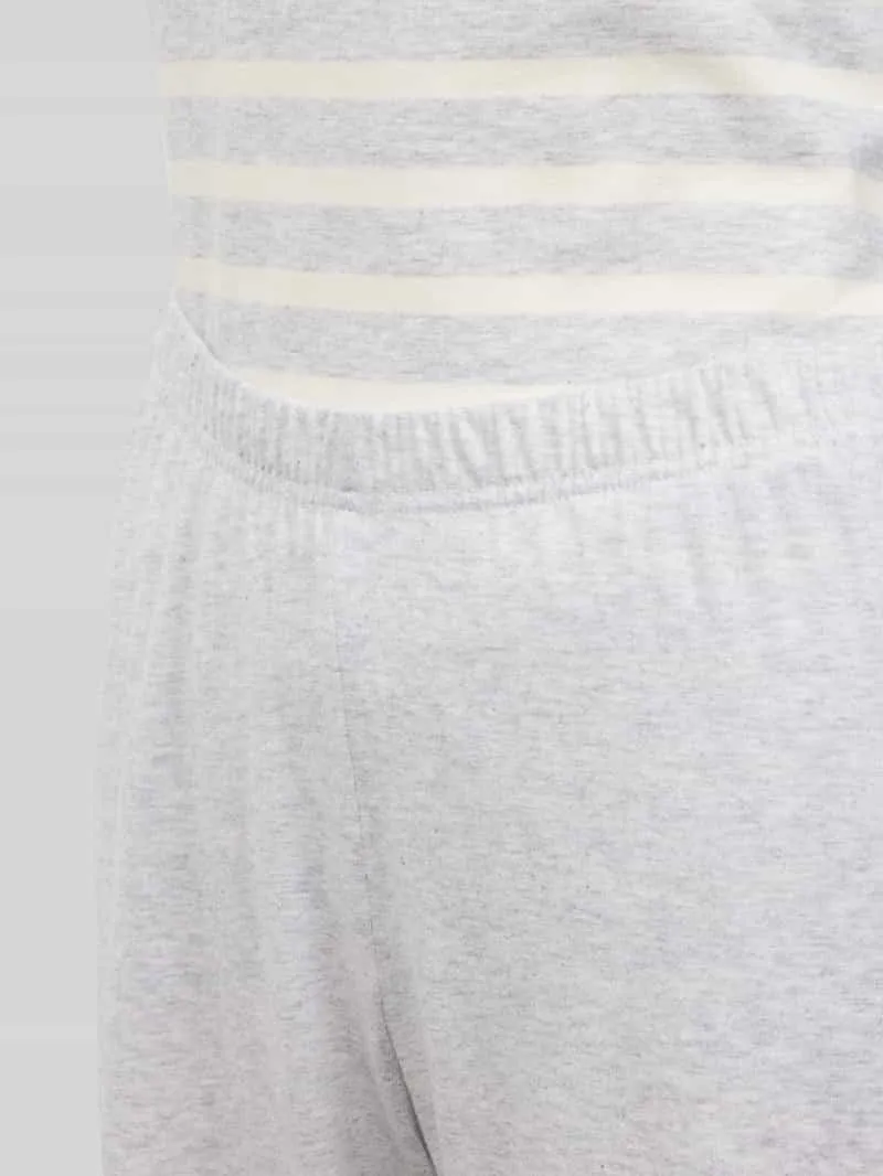 Schiesser Pyjama met streepmotief lichtgrijs, foto 2