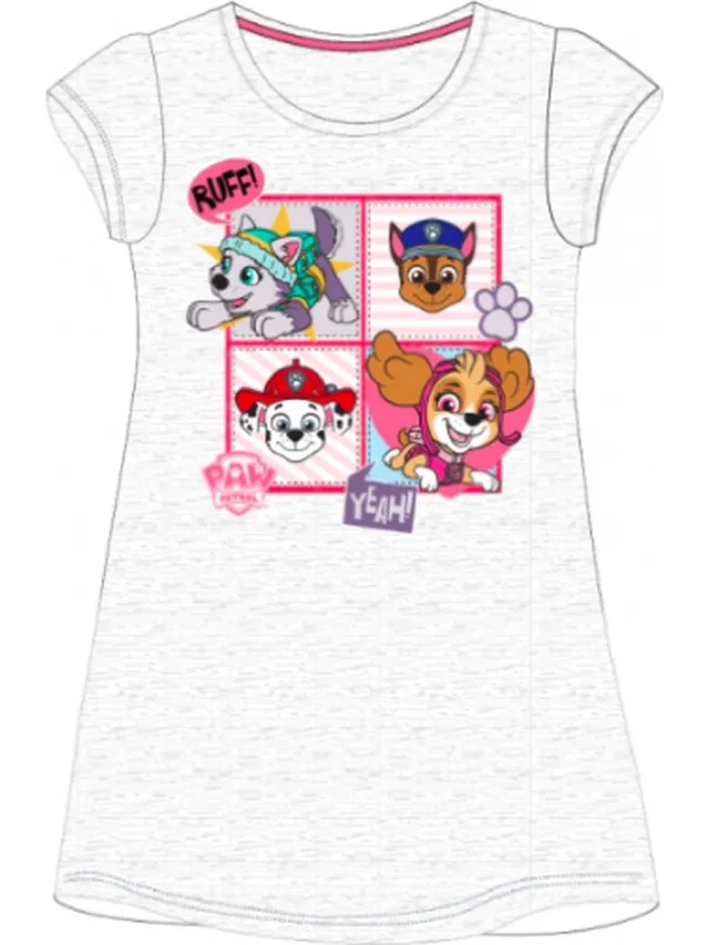 Nickelodeon Paw Patrol nachthemd / slaapkleed - grijs - Maat 128 / 8 jaar