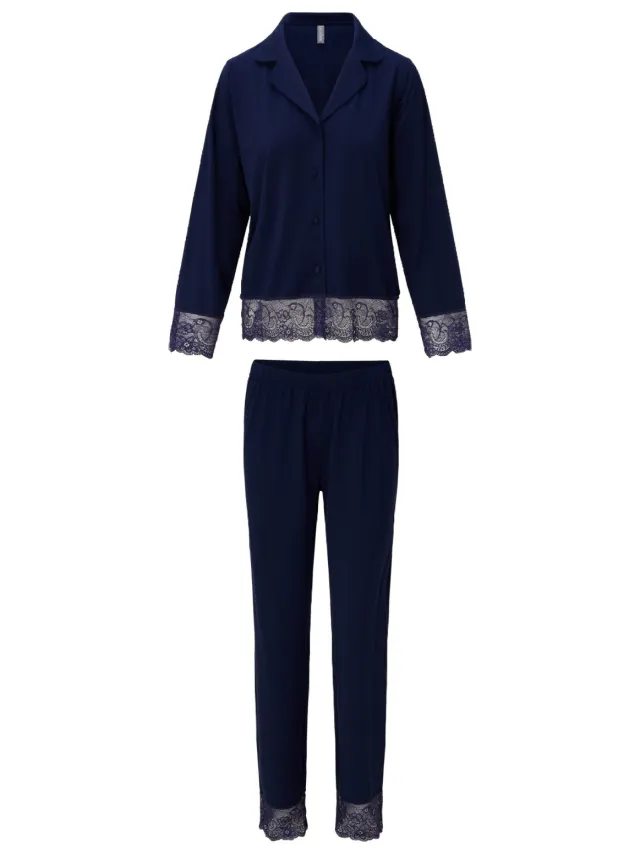 Lingadore Pyjama set Donkerblauw
