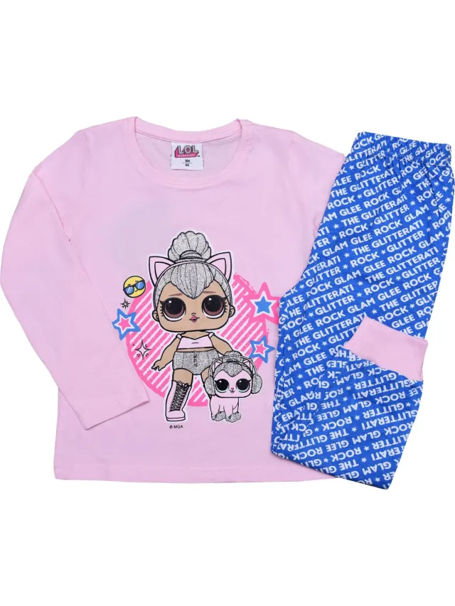L.O.L. Surprise! LOL Surprise - Pyjama - L.O.L. Surprise! - Kinderpyjama - Blauw met Roze Roos/Blauw