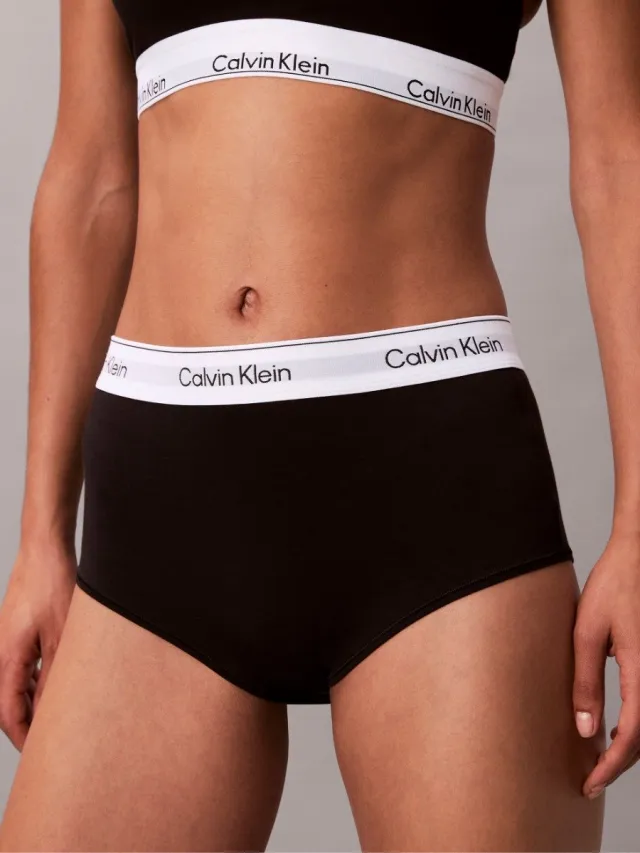 Calvin Klein Onderbroek Boyshort Lv00qf8527 Black Dames Maat