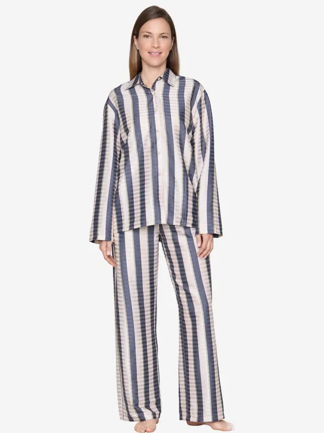 Joop! Nachthemd Loungewear OPEN GREY