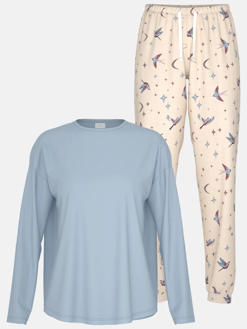 Mey Lang pak Serie Winter Birds Almond Milk beige, foto 2