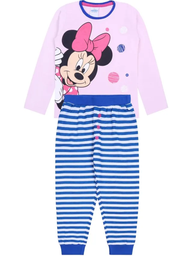 Minnie Mouse Roze meisjespyjama met streepjes Minnie Mouse DISNEY 116 cm