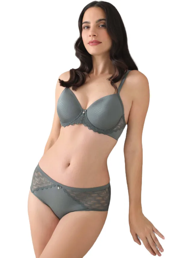 Sassa Mode Beautiful Classic slip grijsgroen