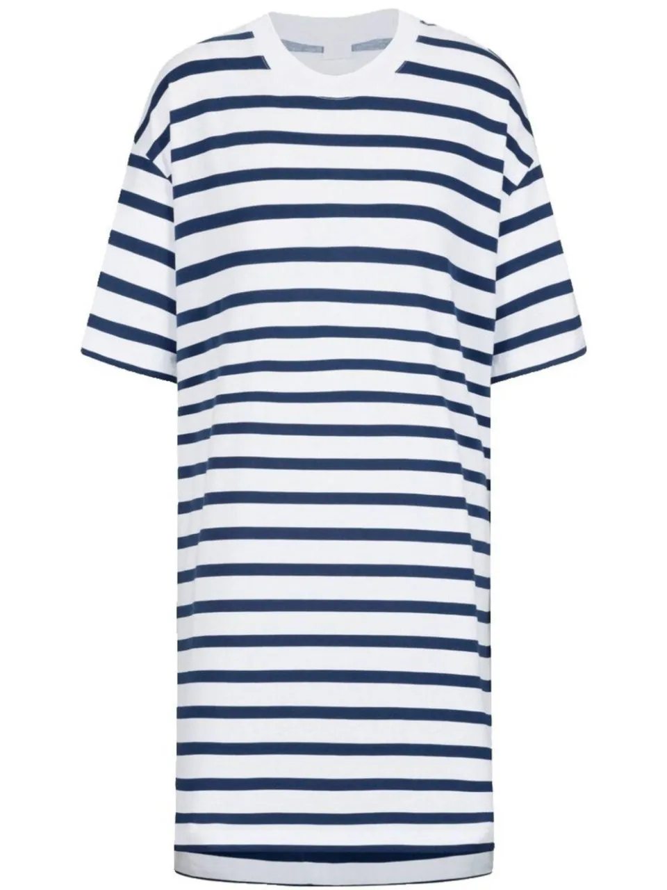 Mey Breezy Stripes nachthemd wit/donkerblauw, foto 4