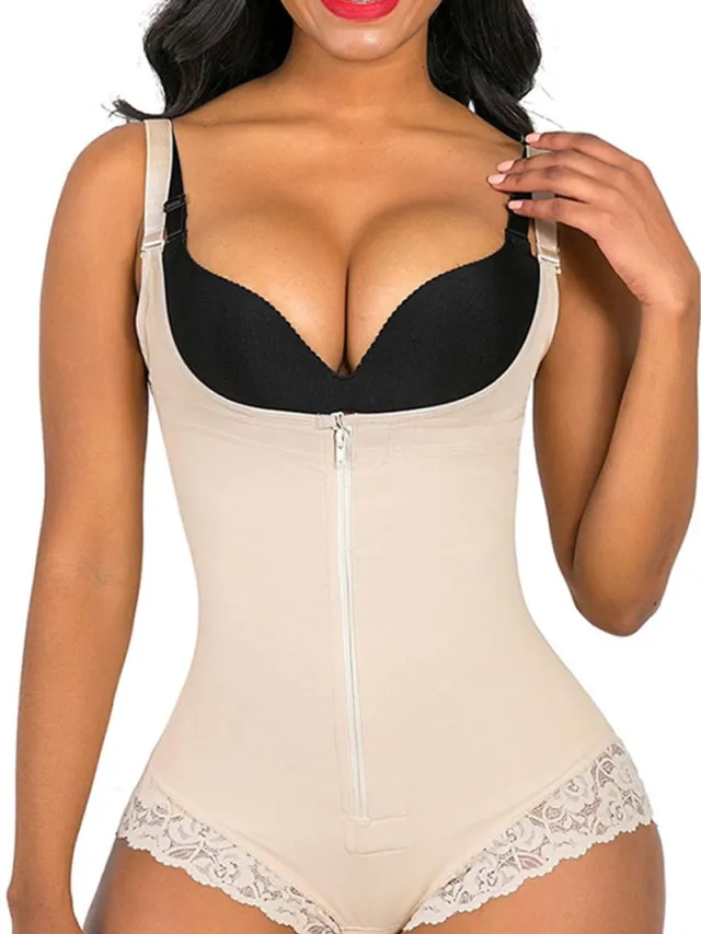 Livvi Wear Full Body Shapewear - Beige - Shaper -Corrigerend ondergoed voor billen, buik en taille
