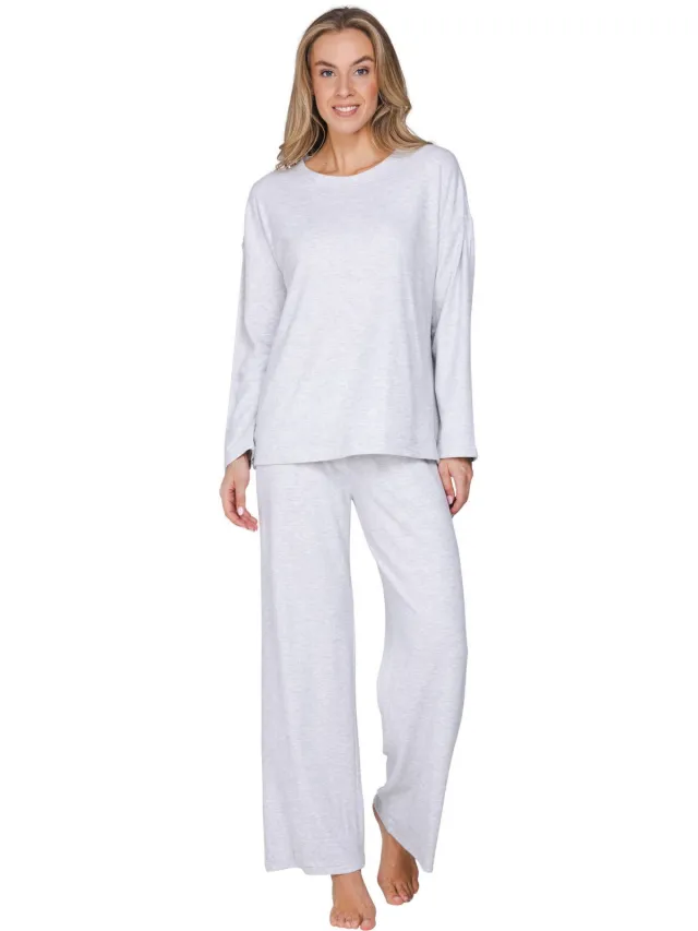 Rebelle Endless Love pyjamaset lichtgrijs