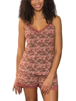 Trofé Trofe Flora Boxer Pyjama Versch.kleure/Patroon