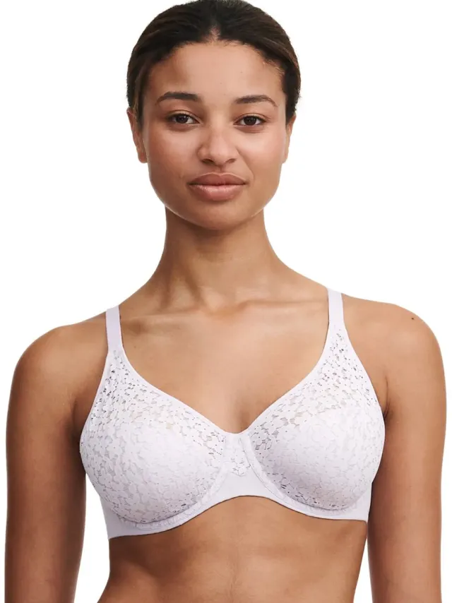 Chantelle Beugel Bh - voorgevormd - Norah - Volledig kant - stevige bh grote maten - T-shirt bh - 75B - Lila