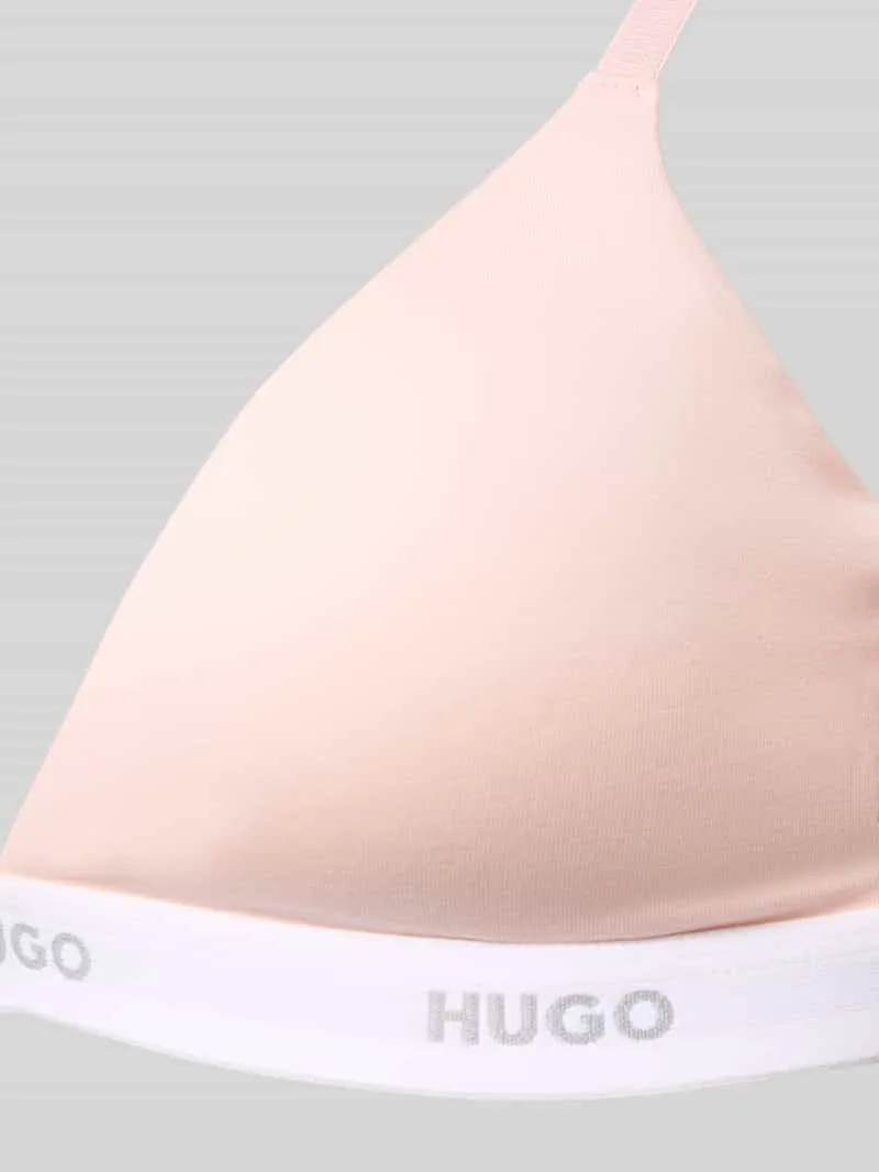 Beha van katoenmix, model 'HUGO ID TRIANGLE' roze, foto 3