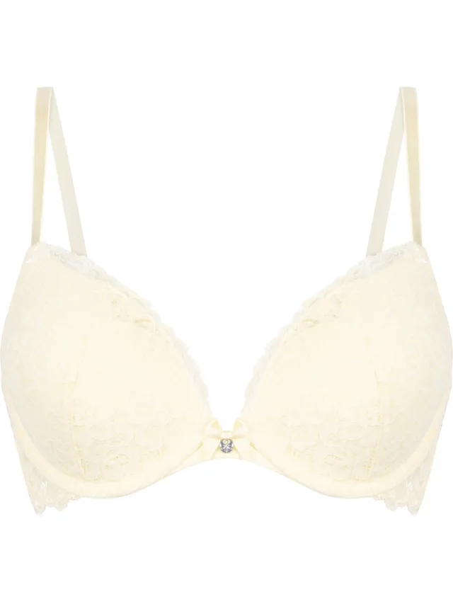 Hunkemöller Marine Padded Push-Up Underwired Bra Geel