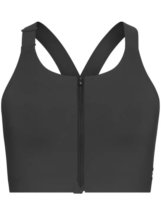 On Endurance Bra Zip sportbeha grijs
