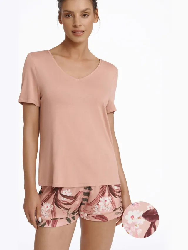 ESOTIQ Midnight - Damespyjamaset Roze
