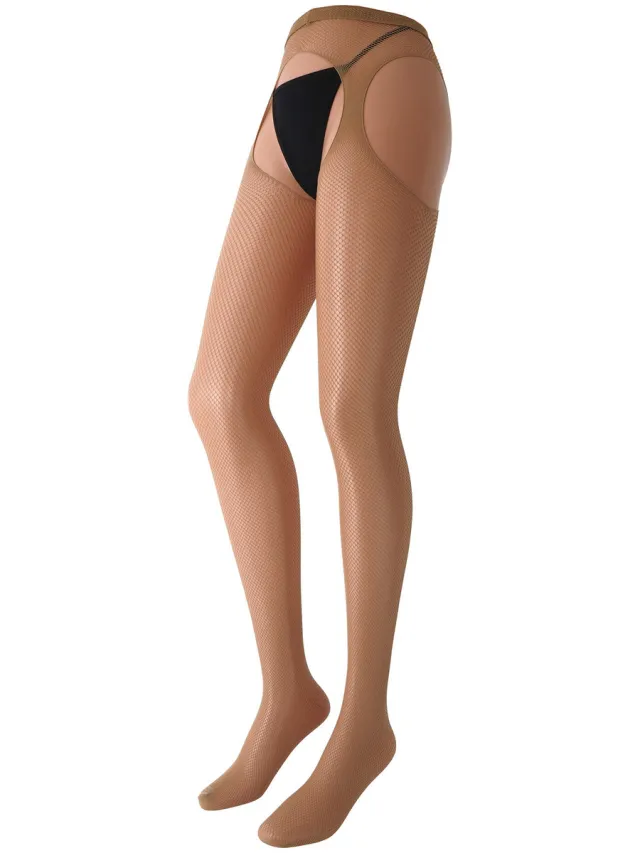 Panty’s/Kousen Trasparenze Collant Aperti A Rete Silene roze