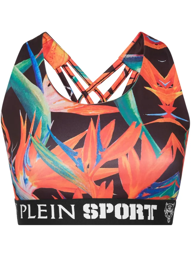 Plein Sport Sportbeha Zwart/Veelkleurig