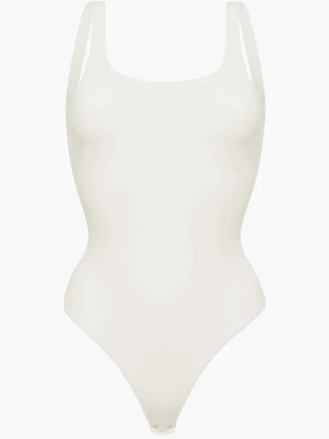 cfab Lage rug - Body - Wit - Corrigerende Body - Naadlos - corrigerend ondergoed dames