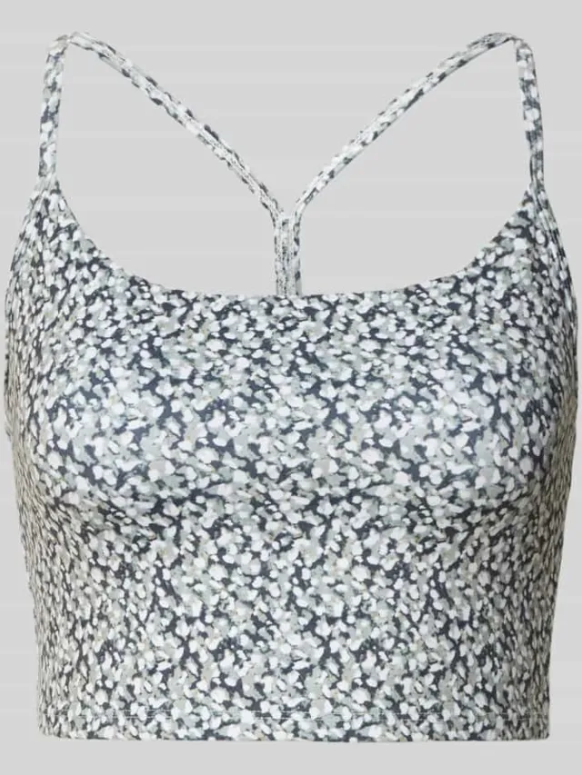 Varley Cropped top met geïntegreerde bustier model 'Harley' Mintgroen