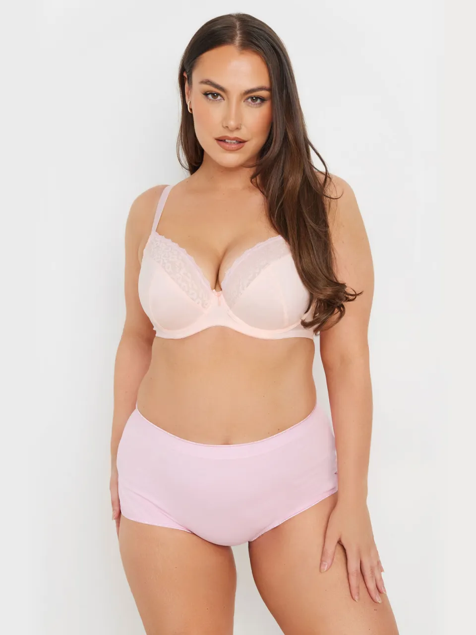 Yours 3 Pack Mesh Bh's Met Kanten Rand Met Dierenprint En Beugel In Zwart/Roze, foto 5