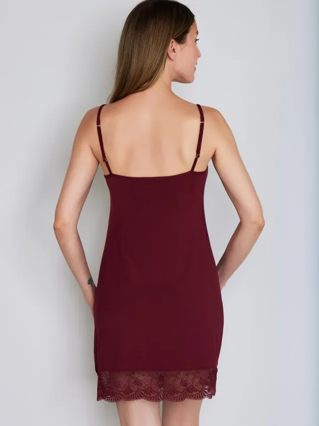 Joop! Nachthemd Beautiful Chemise DARK RED