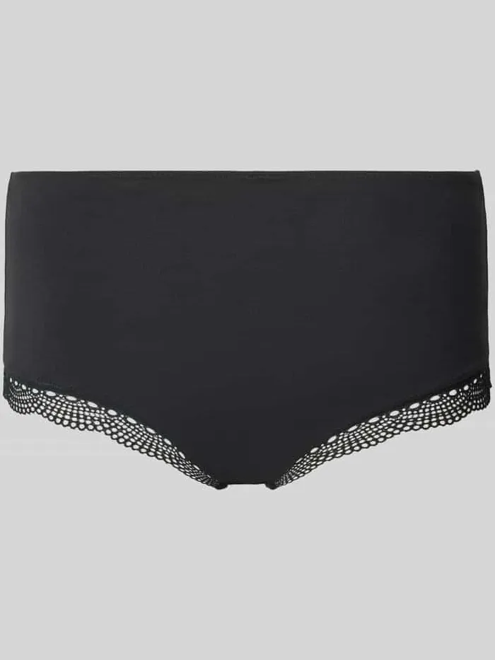 SKINY Broek met gehaakt kant, model 'Classic Cotton' zwart, foto 2