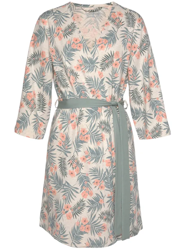 kimono zand geprint