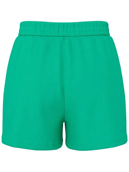 Pieces Dames loose shorts pcchilli sweat pants effen groen, foto 2