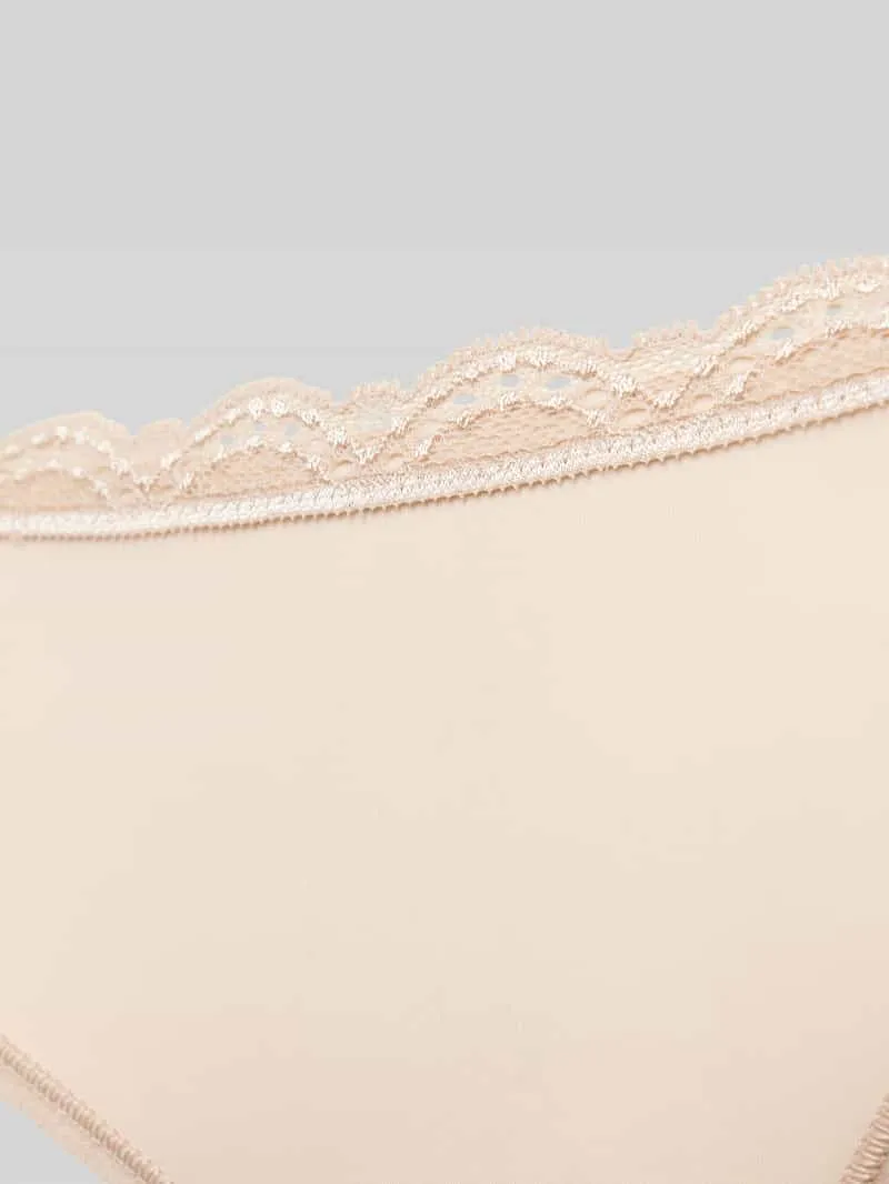 Calvin Klein Slip met kanten details beige, foto 3