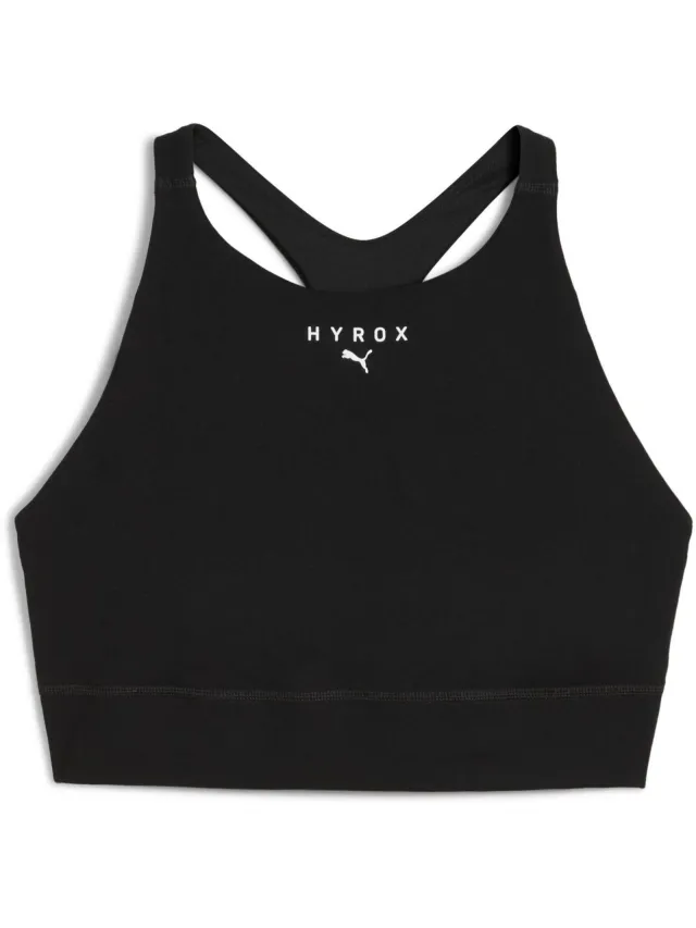 Puma Hyrox Shapeluxe-sportbeha voor dames (Zwart)