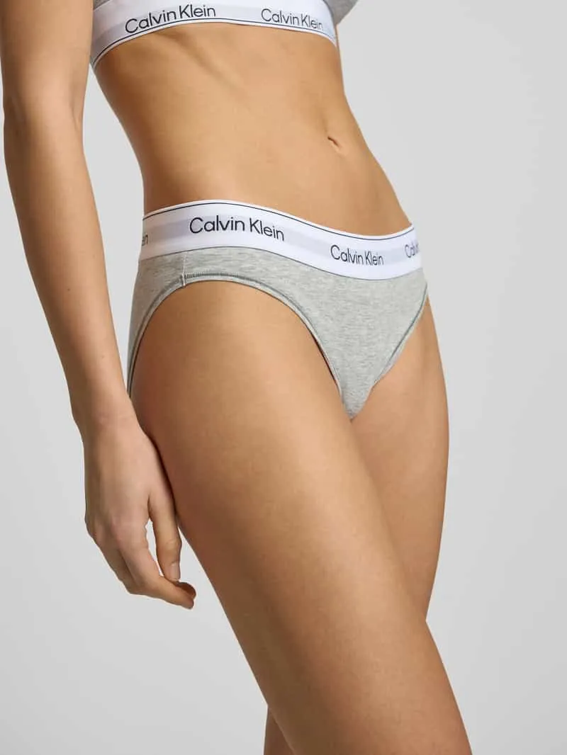 Calvin Klein Slip van katoenmix lichtgrijs, foto 4