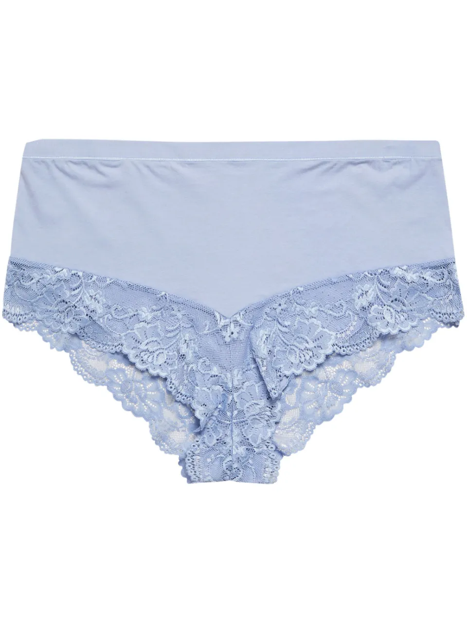 Yours Blauwe Glanzende Kanten Slip Met Volledige Dekking-56, foto 5