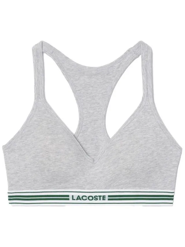 Lacoste World bralette grijs