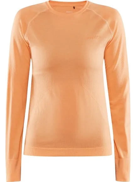 Craft Core Dry Active Comfort shirt met lange mouwen oranje Oranje/Beige