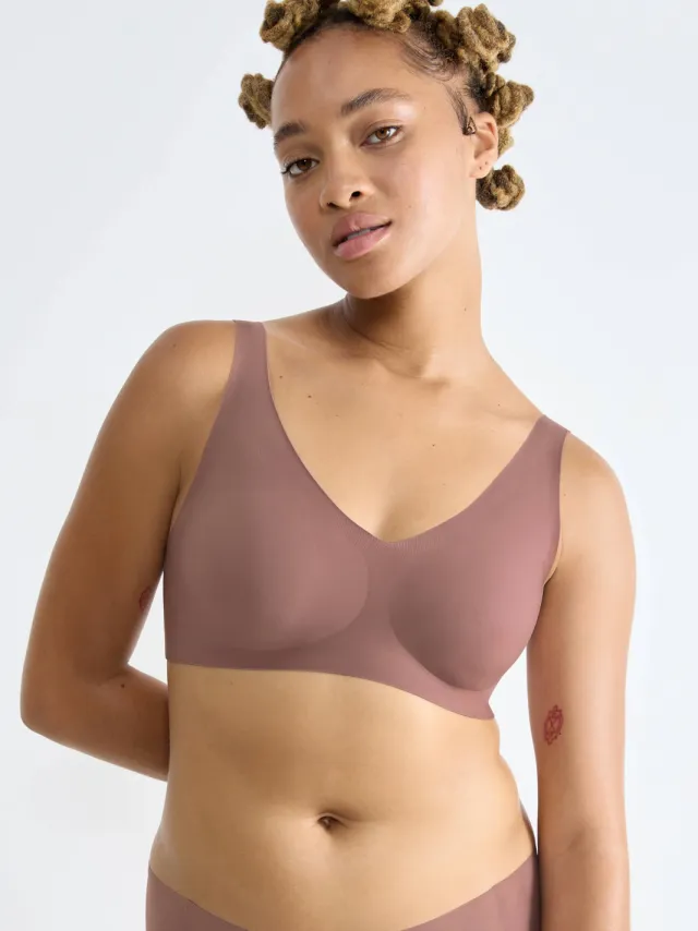 Sloggi ZERO Feel 2.0 bralette voorgevormd bruin, foto 4