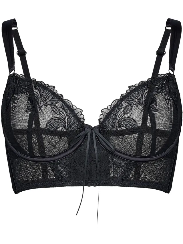 ESOTIQ Circus - Bustierbeha - Zwart - 70E - Zachte cups met beugel