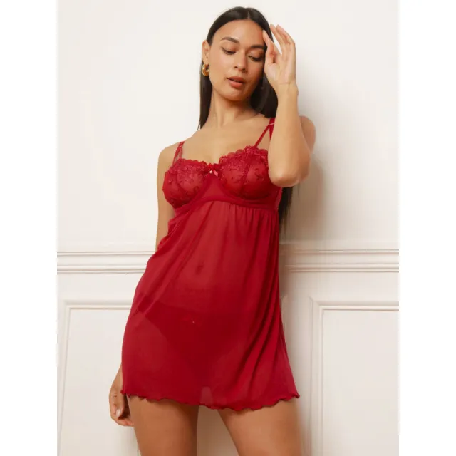 La Modeuse 78570 babydoll rood