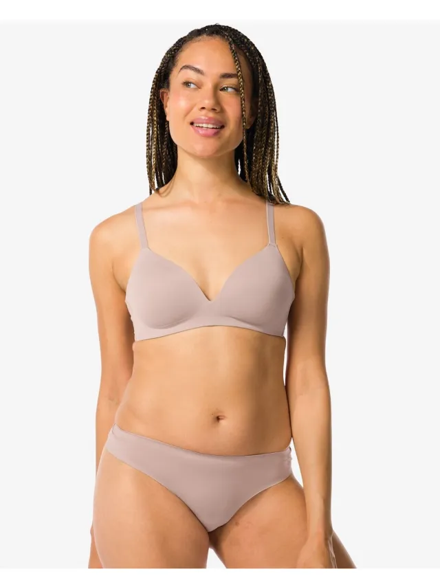 HEMA Damesstring second skin micro beige