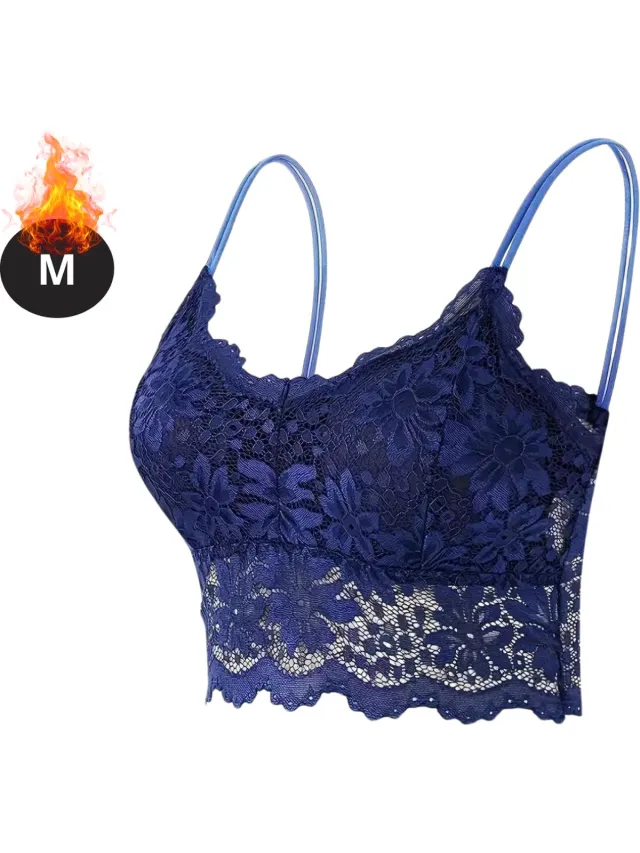 Nivard BH Zonder Beugel - Zonder Bandjes - Push-up Bh's - Comfort Beha - Comfortabel - Sterk - Blauw