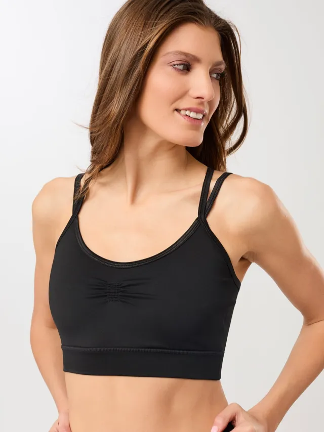 mandala dames vegan Sportbeha Studio Zwart