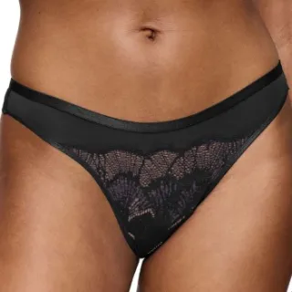 Triumph Palina Moonlight Kiss braziliaanse slip zwart Rood,Zwart