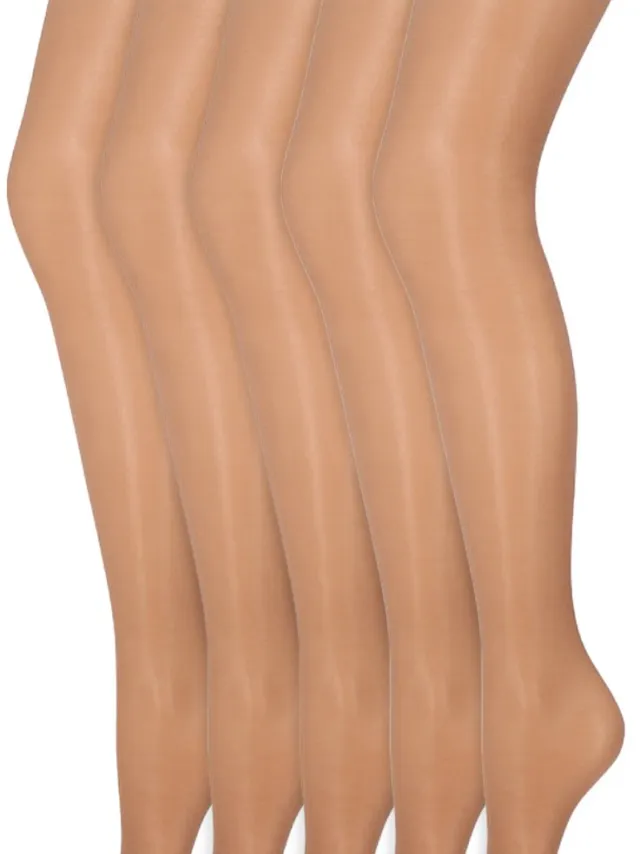 Marianne Matglans Panty | 20 Denier | Merk: Marianne | Maat: S T/M Xxxl | Kleur: Wineblush | 5 Paar Beige
