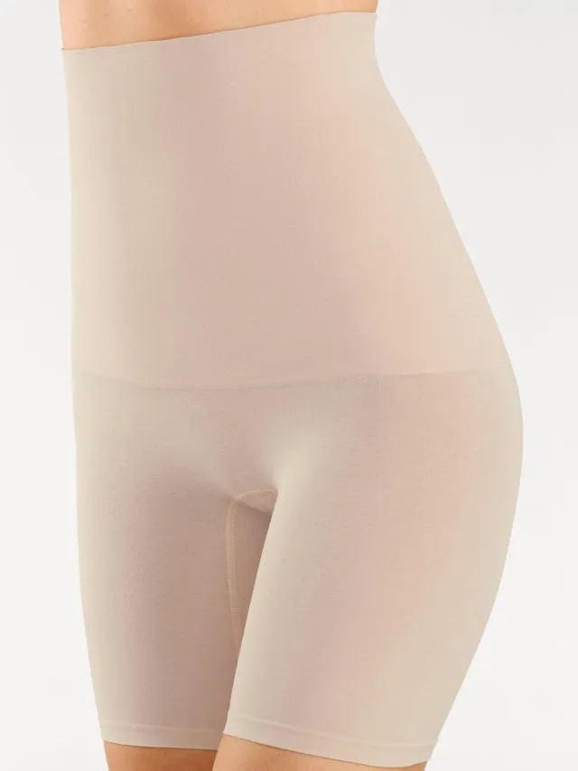 corrigerende broek beige beige, zwart